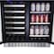 Edgestar 30 Inch Wide 28 Bottle BuiltIn Dual Zone Beverage Center with 86 Can Capacity CWB2886FD - alternate 3
